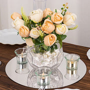 10  Round 13" Mirror Plastic Charger Plates