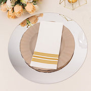 10  Round 13" Mirror Plastic Charger Plates