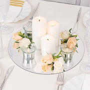 10  Round 13" Mirror Plastic Charger Plates