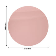 10  Round 13" Mirror Plastic Charger Plates