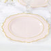 10 Round 13" Plastic Charger Plates with Scalloped Rim