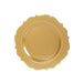 10 Round 13" Plastic Charger Plates with Scalloped Rim CHRG_PLSTLW0011_GDGD