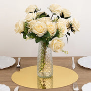 10 Round 16" Decorative Mirror Plastic Charger Plates