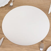 10 Round 16" Decorative Mirror Plastic Charger Plates