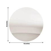 10 Round 16" Decorative Mirror Plastic Charger Plates