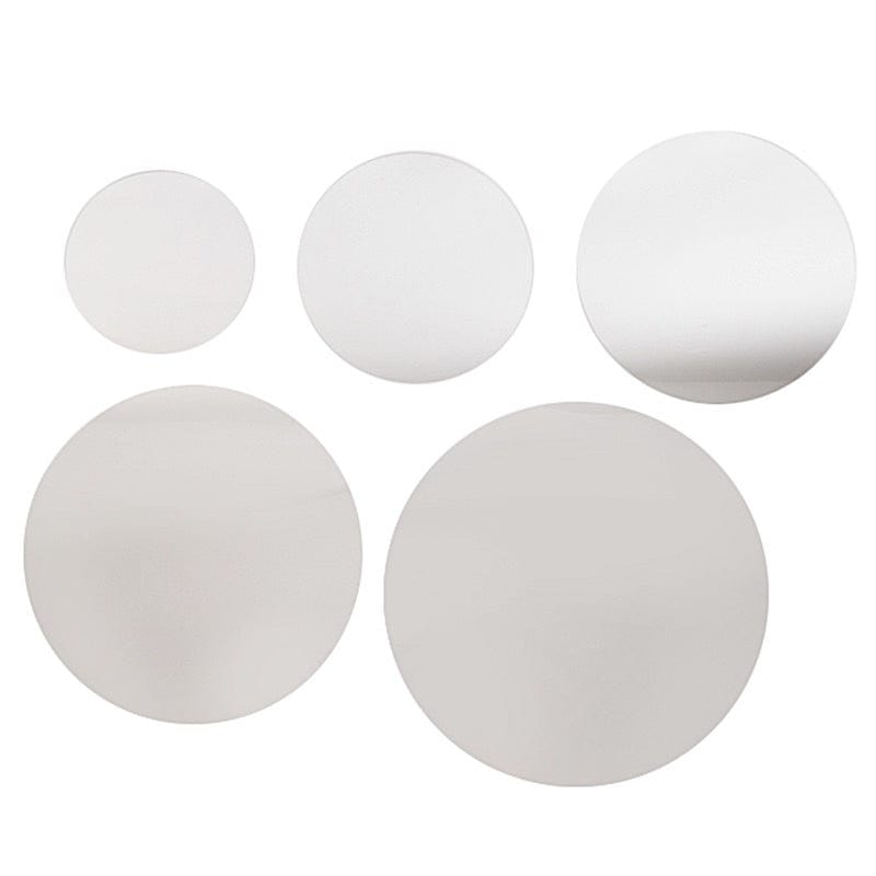 10 Round 16" Decorative Mirror Plastic Charger Plates
