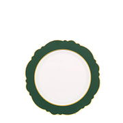10 Round Plastic Dessert Plates With Blossom Design - Disposable Tableware DSP_PLR0026_10_HNGD