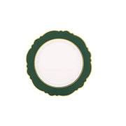 10 Round Plastic Dessert Plates With Blossom Design - Disposable Tableware DSP_PLR0026_8_HNGD