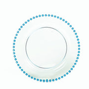 10 Round Plastic Salad Dinner Plates with Beaded Rim - Disposable Tableware DSP_PLR4239_8_T086