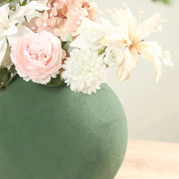 10" Round Wet Foam Ball DIY Floral Decorations - Green FOAM_ARTI_BALL01_10