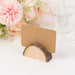 10 Rustic Wood Place Card Holders with Paper Place Cards - Natural CARD_WOOD05_NAT