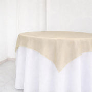 10 Sheer 72" x 72" Organza Table Overlay