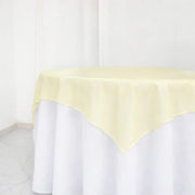 10 Sheer 72" x 72" Organza Table Overlay