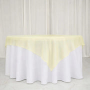 10 Sheer 72" x 72" Organza Table Overlay