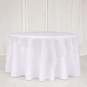 10 Sheer 72" x 72" Organza Table Overlay
