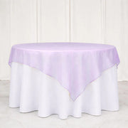 10 Sheer 72" x 72" Organza Table Overlay
