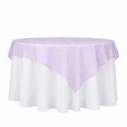 10 Sheer 72" x 72" Organza Table Overlay