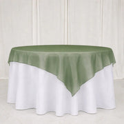 10 Sheer 72" x 72" Organza Table Overlay