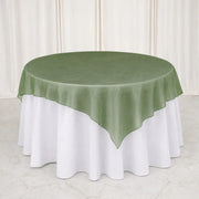 10 Sheer 72" x 72" Organza Table Overlay