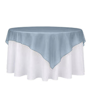 10 Sheer 72" x 72" Organza Table Overlay