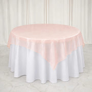 10 Sheer 72" x 72" Organza Table Overlay