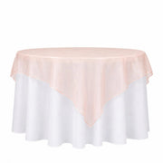 10 Sheer 72" x 72" Organza Table Overlay