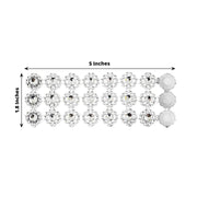 10 Sunflower Diamond Rhinestones Napkin Rings with Velcro