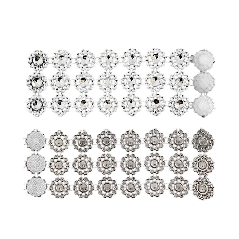 10 Sunflower Diamond Rhinestones Napkin Rings