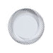 10 Swirl Rim Plastic Dessert Appetizer Plates - Disposable Tableware DSP_PLR0027_7_WHSV