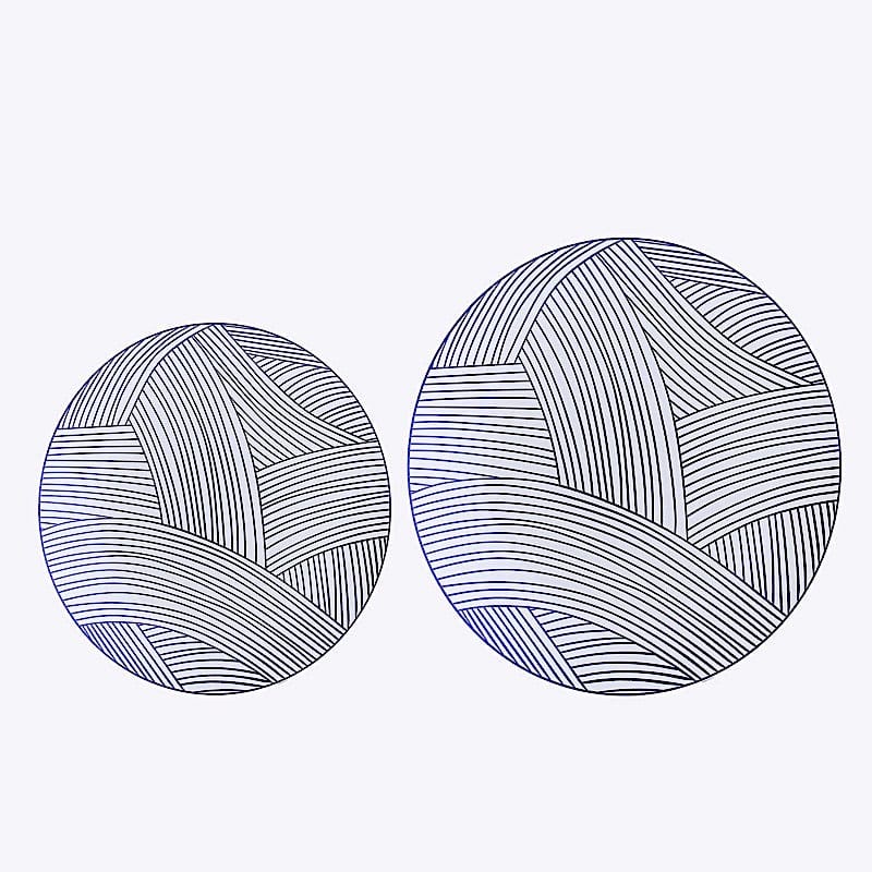 10 White Round Plastic Salad and Dinner Plates with Gold Strokes - Disposable Tableware