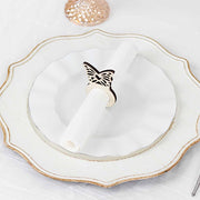 10 Wooden Butterfly Rustic Napkin Rings - Natural NAP_RING_WOD_BUT