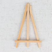 10 Wooden Display Place Card Table Number Holders - Natural