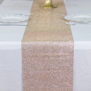 10"x108" Plastic Crystal Rhinestones Table Runner