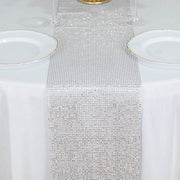 10"x108" Shiny Crystal Rhinestone DIY Table Runner - Gold
