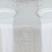 10"x108" Shiny Crystal Rhinestone DIY Table Runner - Gold