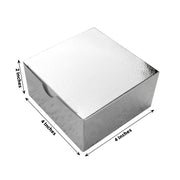 100 4"x4"x2" Cake Wedding Party Favors Boxes with Tuck Top
