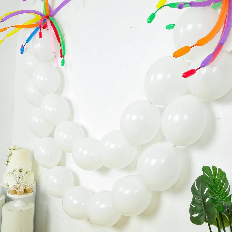 100 Biodegradable Matte Pastel Latex Link Balloons