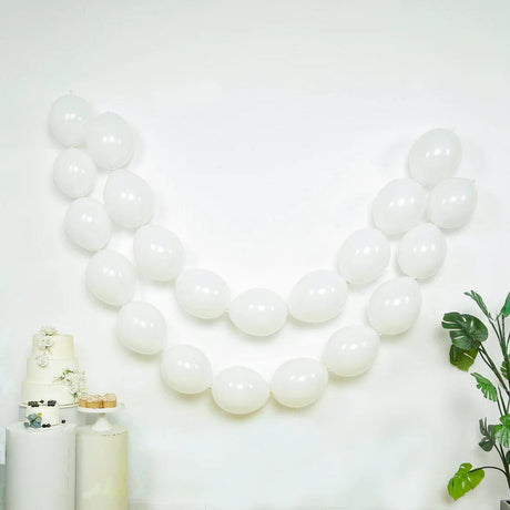 100 Biodegradable Matte Pastel Latex Link Balloons