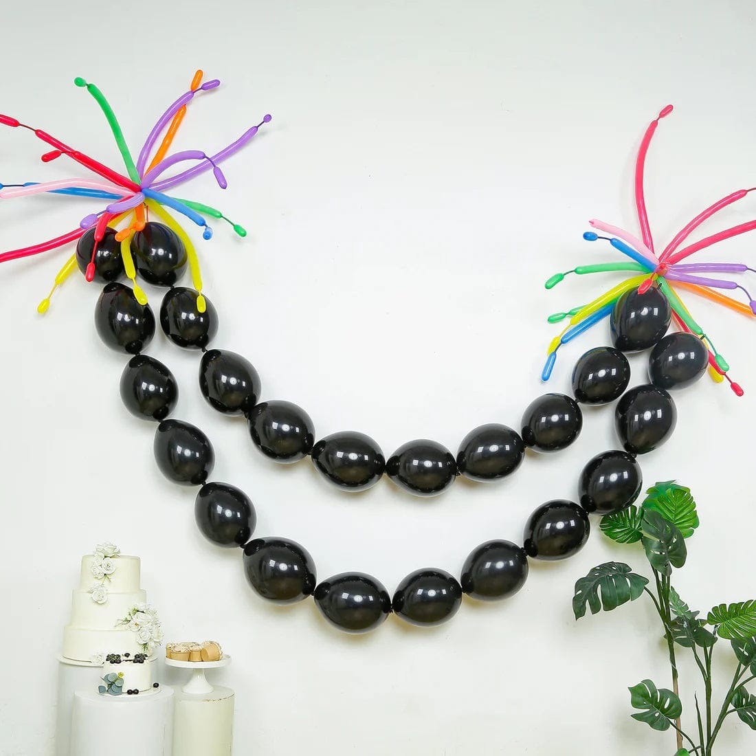 100 Biodegradable Matte Pastel Latex Link Balloons