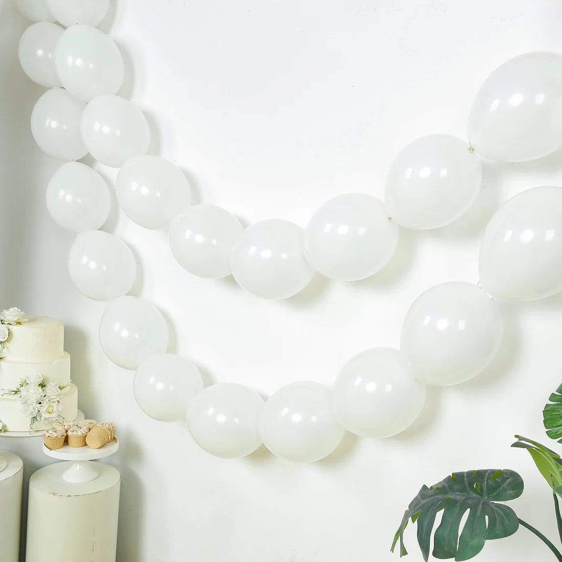 100 Biodegradable Matte Pastel Latex Link Balloons