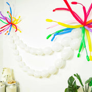 100 Biodegradable Matte Pastel Latex Link Balloons