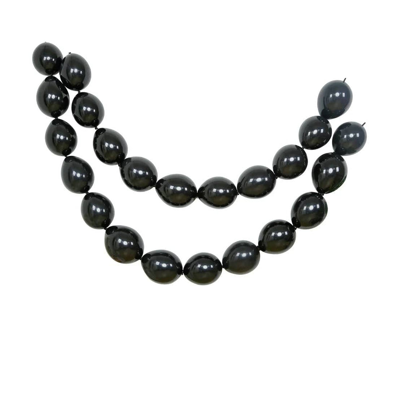 100 Biodegradable Matte Pastel Latex Link Balloons BLOON_BIO_MPTL_LINK_10_BLK