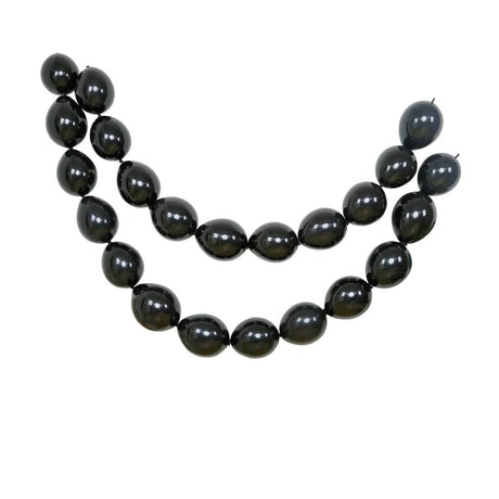 100 Biodegradable Matte Pastel Latex Link Balloons BLOON_BIO_MPTL_LINK_10_BLK