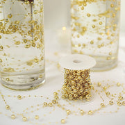 100 ft Artificial DIY Craft Fishing Line Pearl Chains String Beads Garland Roll
