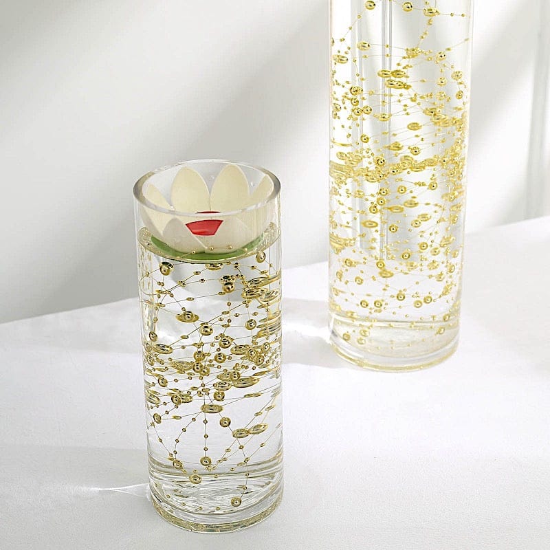 100 ft Artificial DIY Craft Fishing Line Pearl Chains String Beads Garland Roll