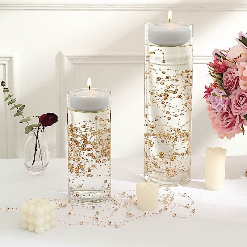 100 ft Artificial DIY Craft Fishing Line Pearl Chains String Beads Garland Roll