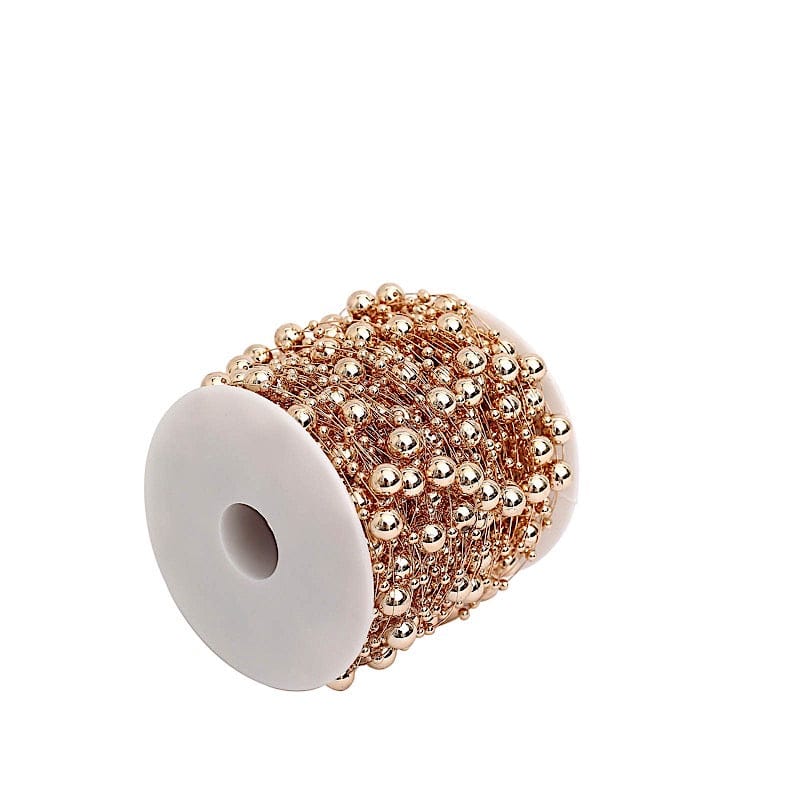 100 ft Artificial DIY Craft Fishing Line Pearl Chains String Beads Garland Roll