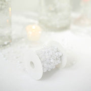 100 ft Artificial DIY Craft Fishing Line Pearl Chains String Beads Garland Roll