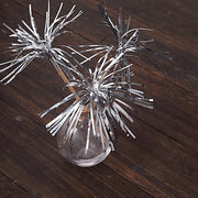 100 pcs 9" Firework Cupcake Toppers Foil Frills Bamboo Cocktail Sticks