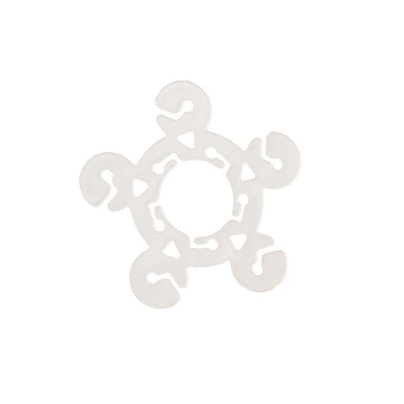 100 Plastic Flower Balloon Clip Connectors Arch Decorations Tool - Clear BLOON_CLIP_04